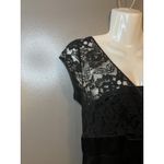 Banana Republic Dress Womens 6 Lace Cap Sleeve Sheath Cocktail Party Bow Detail Photo 2