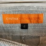Cynthia Steffe Gray & White Striped Shorts 4 Photo 2
