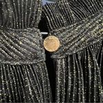 Rachel Rachel Roy Women's Metallic Pleated Blouse Tank Top Size Medium New Black Photo 6