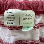 Anthropologie Saturday Sunday Burgundy Drawstring Jogger Sweatpants Size SP Red Photo 3