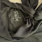 NY&CO 🖤 Black and Silver Glitter Top Size L Photo 1