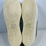 Frye Cracked Leather Lena Slip On Sneakers Sz 7 .5 Shoes Womens Brown Photo 5