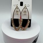 Style & Co Beaded Open Drop Earrings in Gold-Tone NWT MSRP $25 Photo 1