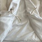 Anthropologie Maeve by  Size Large Cinched Faux Fur Winter Coat in Ivory Overcoat Photo 7