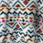 Eddie Bauer 1/4 Zip Sherpa Geometric Multi Colored Pullover Size L Photo 7