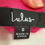 Lulus 🆕  Fuchsia Long Sleeve Wrap Dress Size S Photo 10