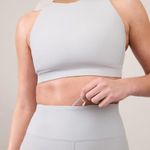 Athleta M Pacesetter Ultra High Rise 7/8 Legging Medium Quartz Photo 4