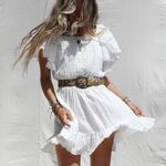 Jen's Pirate Booty NWT Jen’s pirate booty Evolution Mini Dress - Jibarita White Photo 0