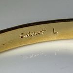 Monet Gold Tone Bangle Bracelet Photo 2