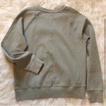 Athleta NWOT  Olive Green Crew Shirt Photo 3