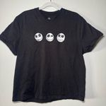 Disney  The Nightmare Before Christmas Jack Crop‎ Embroidered Tee Shirt Jr Medium Photo 0