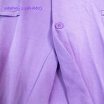Eloquii New!  purple‎ one button blazer women size 28 Photo 8