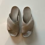 J/SLIDES NYC Bella Minimalist Black Leather Platform Sandal Adjustable Size7 Photo 1