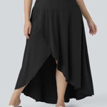 Halara  | Breezeful High Waisted High Low 2-in-1 Flowy Quick Dry Skirt Size 2X Photo 0