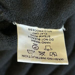 Womens Shawl Sweater S Black Long Sleeve Fringe‎ Cowl Neck Wrap Sweater Photo 8