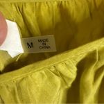 Mustard Seed  Womens One Shoulder Green Ruffled Smocked Romper Size Medium Summer Photo 2