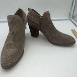 Franco Sarto  Perforated Stack Heel Bootie Photo 0