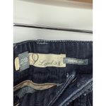 Level 99 Anthropologie Wide Leg Jeans Women 28 Dark Wash Lyocell Blend Y2K Blue Photo 2