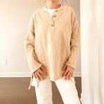 Free People  Hailee Sweater in Tan Photo 2