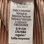 Victoria's Secret  Gold Metallic Plisse Pleated Joggers Size Small Photo 5