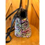 No Boundaries  Multicolored Bucket Bag Abstract Color Swirl ￼ Photo 3