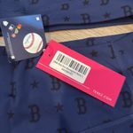 Terez SET  BNwT RED SOX ACTION V-NECK BRA IN MONOGRAM NAVY Large Photo 3