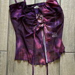 Princess Polly  Purple Tie Front Camisole Photo 0
