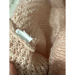 Madewell  Baez Pullover‎ Sweater pink white knot size Xs #AC793 $98 Photo 3