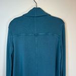 Athleta Canopy Wrap Cardigan Nirvana Ocean Teal Thumbholes Pockets Oversized XS Photo 14