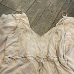 Free People  beige floral jumpsuit Photo 1