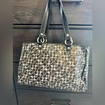 Coach  Chelsea Signature Black and Siver Shoulder Bag Photo 1