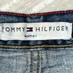 Tommy Hilfiger Vintage Blue Denim Skirt maxi midi front snap buttons pockets Y2K Photo 1