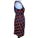 Maeve Anthro Rokin Polka Dot Orange Blue Dress 0 Photo 9