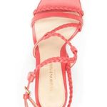 MARION PARKE Hannah 85mm Sandals Coral Orange Womens 7.5 Pink Photo 4