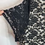 Torrid  Black Lace Overlay Dress over Cream Lining – Size 3 Photo 5
