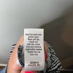 Athleta Tulip Striped Ruched Dress Navy & Cream sleeveless ruched comfort small Photo 7