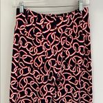 Maeve Anthropologie  The Colette Ponte Wide Leg Pants Red Navy Photo 6