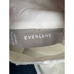 Everlane   The Wing Shoulder Mockneck Silky Cotton Blouse mock neck Ivory small Photo 10