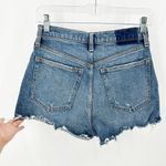 Abercrombie & Fitch ultra high rise mom short distressed frayed hem size 26 Photo 1