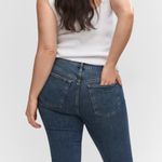 Mango MNG Slim Copped Dark Blue Jeans NWT Plus 16 Photo 6