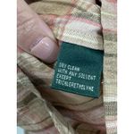Ralph Lauren Womens L 100% Linen Button Up Shirt Pink Green Tartan Plaid Country Size L Photo 4