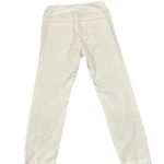 Soft Surroundings Womens  White Pull On Jeans Lace Side Detail Small Petite‎ Photo 1