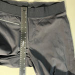 Athleta  Pants Womens 10 Black Mod Trekkie Crop Zip Ankle Nylon Stretch‎ Ripstop Photo 6