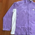 Adidas NWT Running Carrera Violet White Windbreaker Jacket Size XL Photo 3