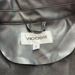 Vigoss Black Faux Leather Shacket “shirt jacket” Photo 9
