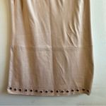 Moda Tesoro Dress Pink Sand Faux Suede w/Grommets Sleeveless Mini Dress Sz M NWT Photo 8