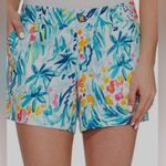 Lilly Pulitzer  Tropical Callahan Tippy Top Shorts Size 00 EUC Photo 0