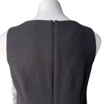 NWT, Sara Campbell Crepe Shift Dress Asymmetrical Ruffle Detail, Sz 4 Photo 11