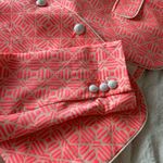 Gap Women’s Jacquard Neon Pink Academy Blazer Photo 6