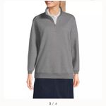 Lands' End  School Uniform Adult Quarter Zip Photo 2